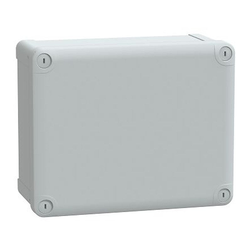 Schneider Electric PanelSeT Series Light Grey ABS General Purpose Enclosure, IP66, IK07 Flanged 241 mm, 107 mm, 191 mm