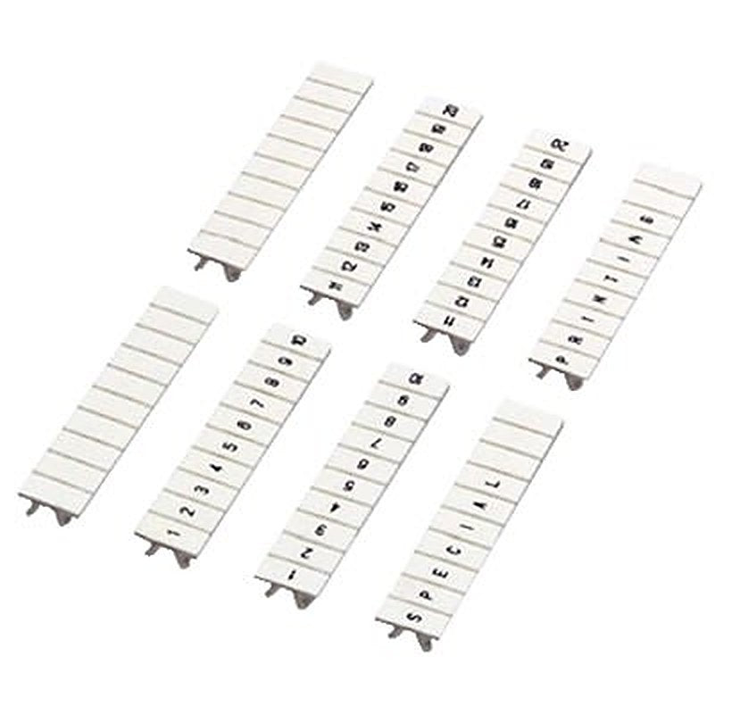 Schneider Electric 1/100 V Clip In Marking Strip for use with Terminal Block