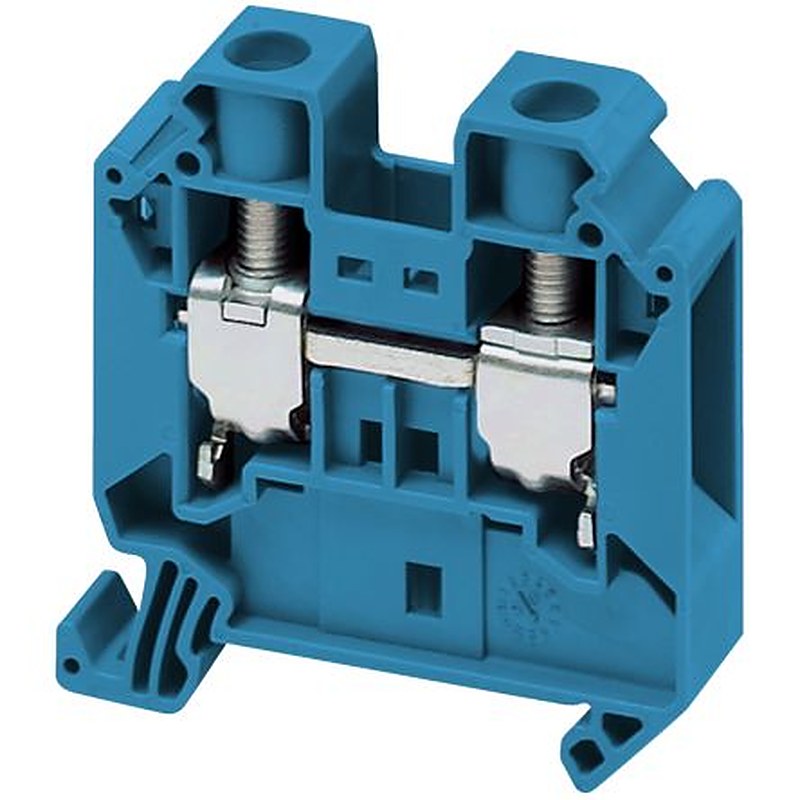 Schneider Electric NSYTRV162BL Linergy TR Series Feed Through Terminal Block Blue, 16mm², 1-Level, Screw, ATEX