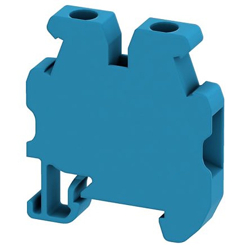 Schneider Electric NSYTRV22MBL NSY Series DIN Rail Terminal Block Blue, 2.5mm², Screw