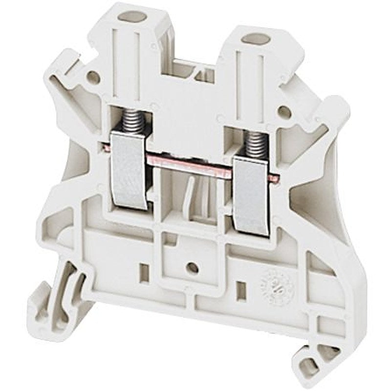 Schneider Electric NSYTRV22WH Linergy Series Terminal Block White, 2.5mm², 1-Level, Screw, CSA