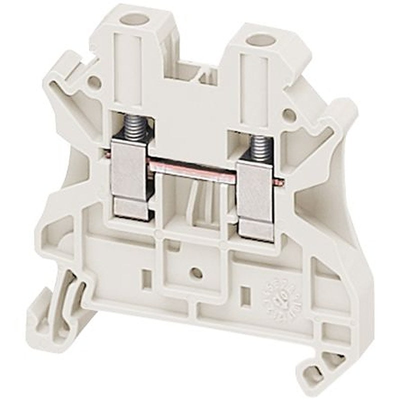 Schneider Electric NSYTRV42WH Linergy Series Terminal Block White, 4mm², 1-Level, Screw, CSA