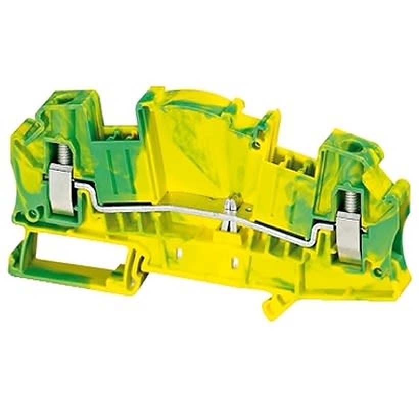 Schneider Electric NSYTRV Series Terminal Block, 2-Way, 6mm² Wire Screw