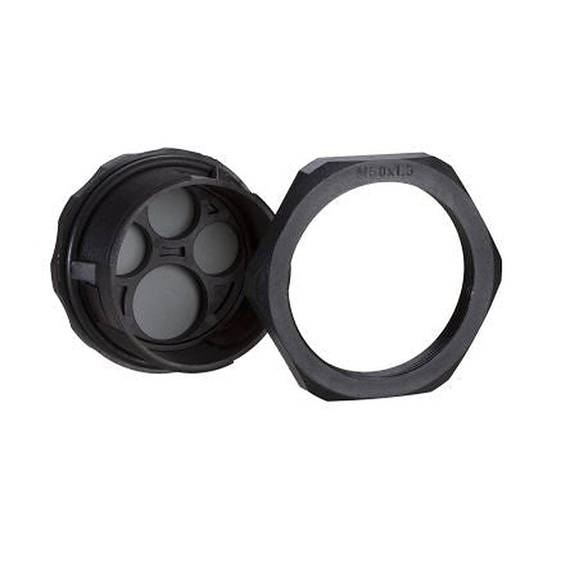 Schneider Electric PanelSeT Series Black Polyamide Cable Gland, M63 Thread, 9.2 mm min., 15.9 mm max., IP65