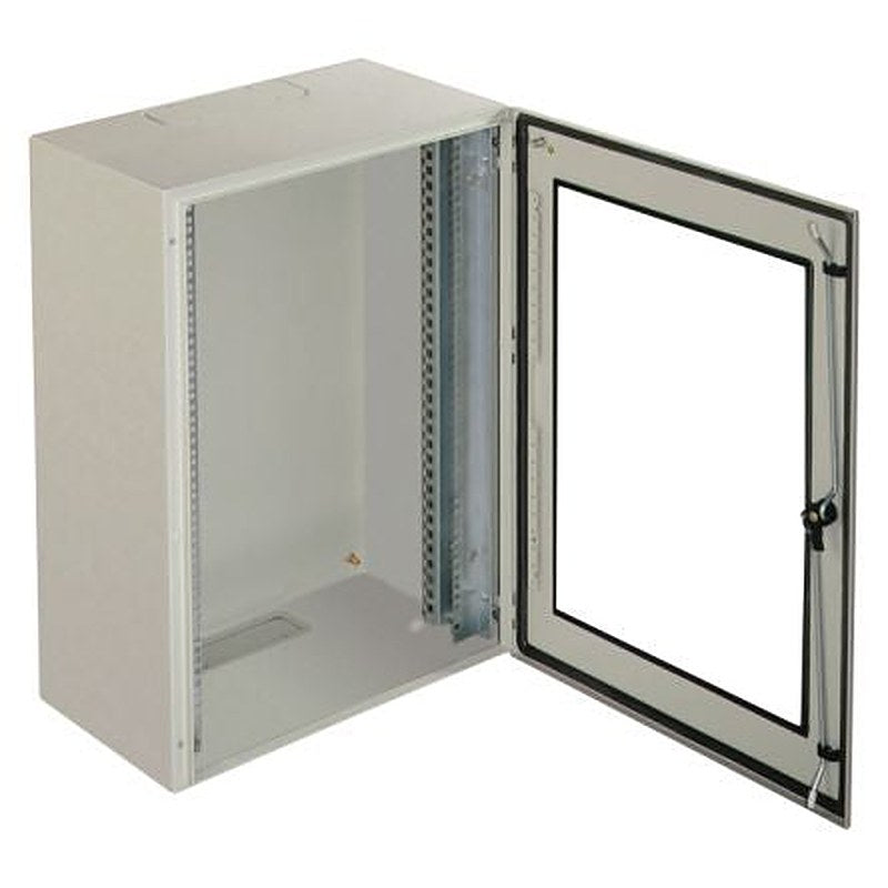Schneider Electric Spacial Series Grey Steel Enclosure, IP66, IK08 500 mm, 600 mm