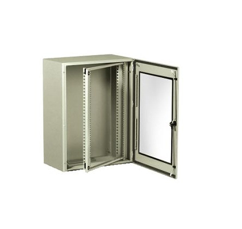 Schneider Electric NSYV Series Grey Steel Enclosure, IP66, IK08 700 mm, 600 mm