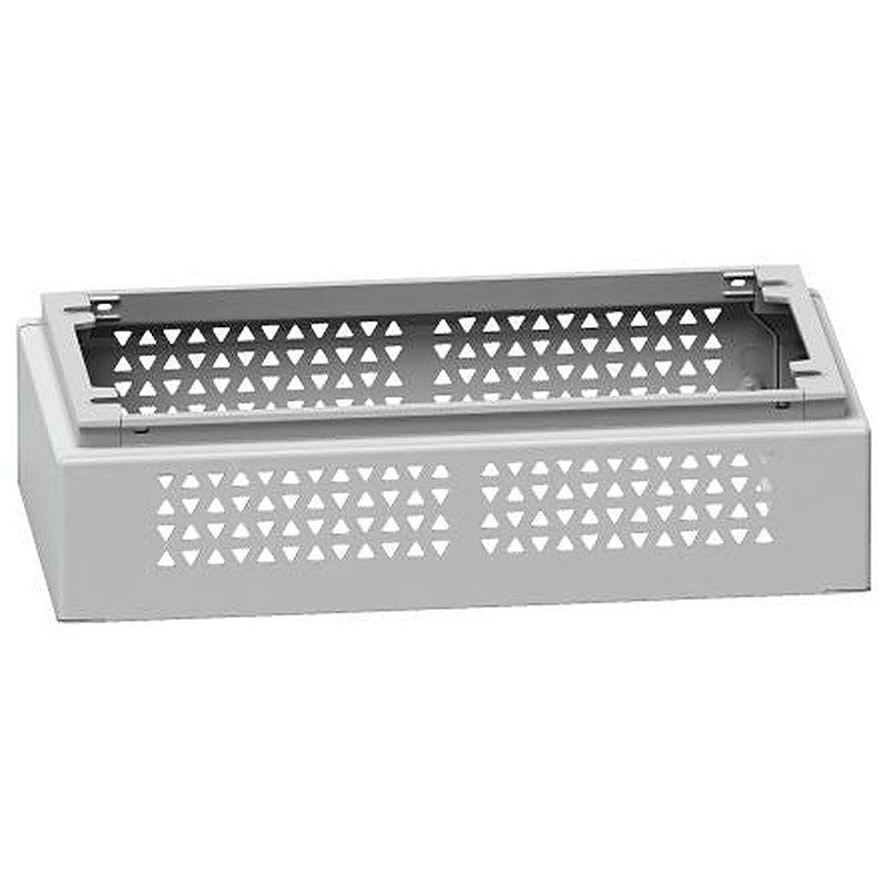 Schneider Electric NSYZZ Series Black RAL 7035 Ventilation Plate, 200 mm H, 420 mm D, 750mm W, For Use With Thalassa PHD