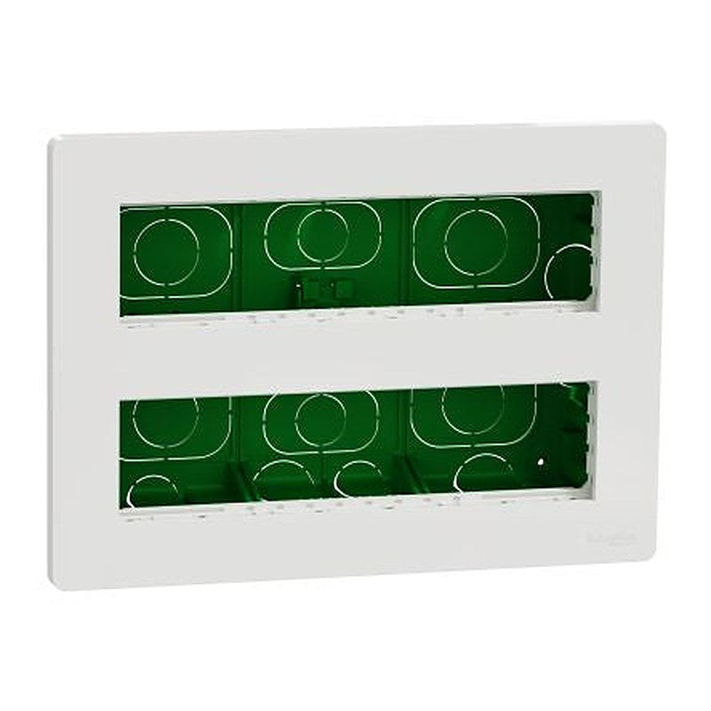 Schneider Electric Unica White White ABS Back Box, Flush Mount, 1 Gangs 167 mm 230mm 62 mm