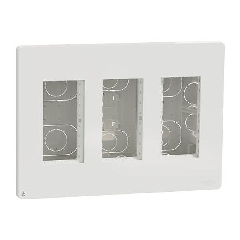 Schneider Electric White ABS Unica Control Station Enclosure - 4 Hole