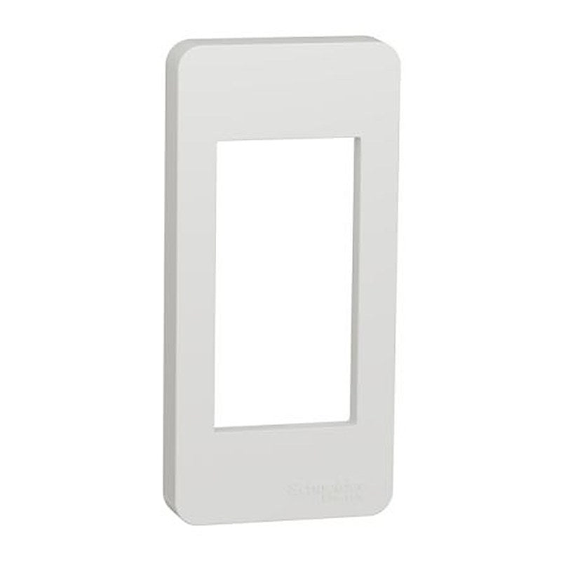 Schneider Electric New Unica Series Polybutylene Terephthalate, Thermoplastic ABS Uv Stabilised Frame for Use with New