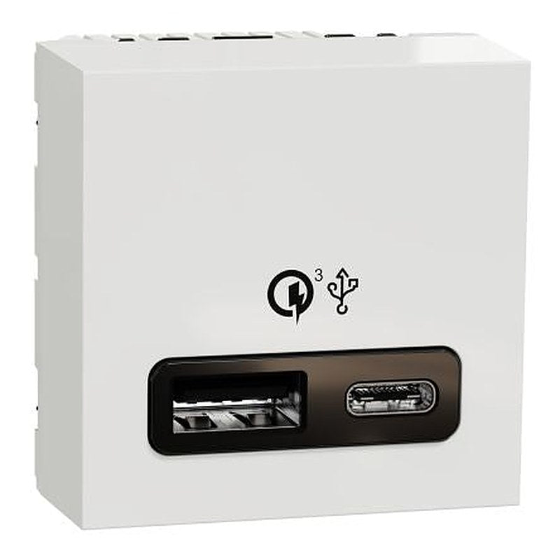 Schneider Electric, Unica IP20 White Connector, Rated At 1A, 2.4 A