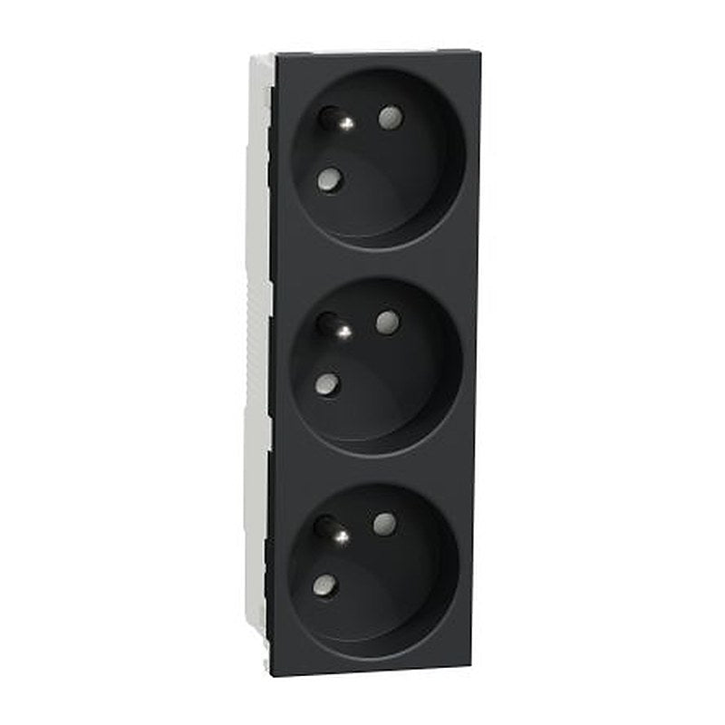 Schneider Electric, Unica IP3X Anthracite Light Switch, Rated At 16A, 25V