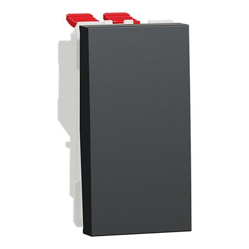 Schneider Electric Anthracite Intermediate, 1 Gang, New Unica