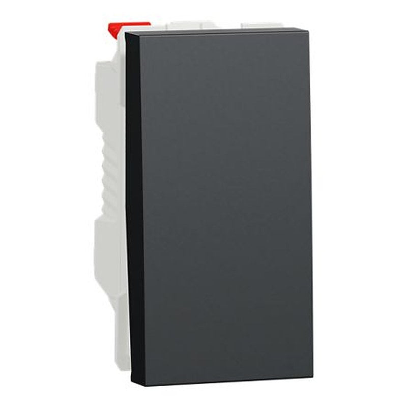 Schneider Electric Anthracite NO Push Button, 1 Gang, New Unica
