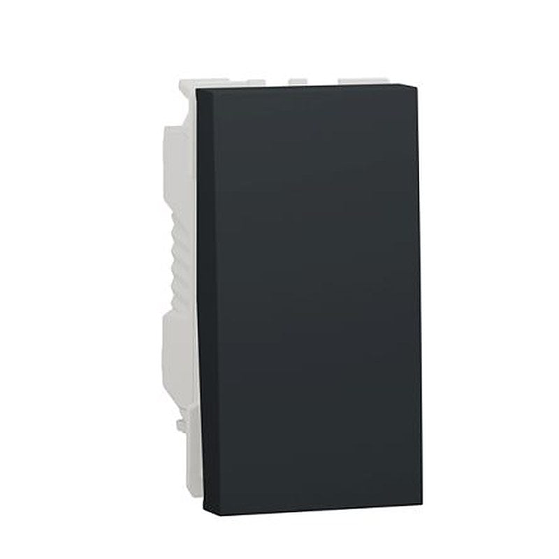 Schneider Electric Anthracite, 2 Way Push Button, 1 Gang, New Unica