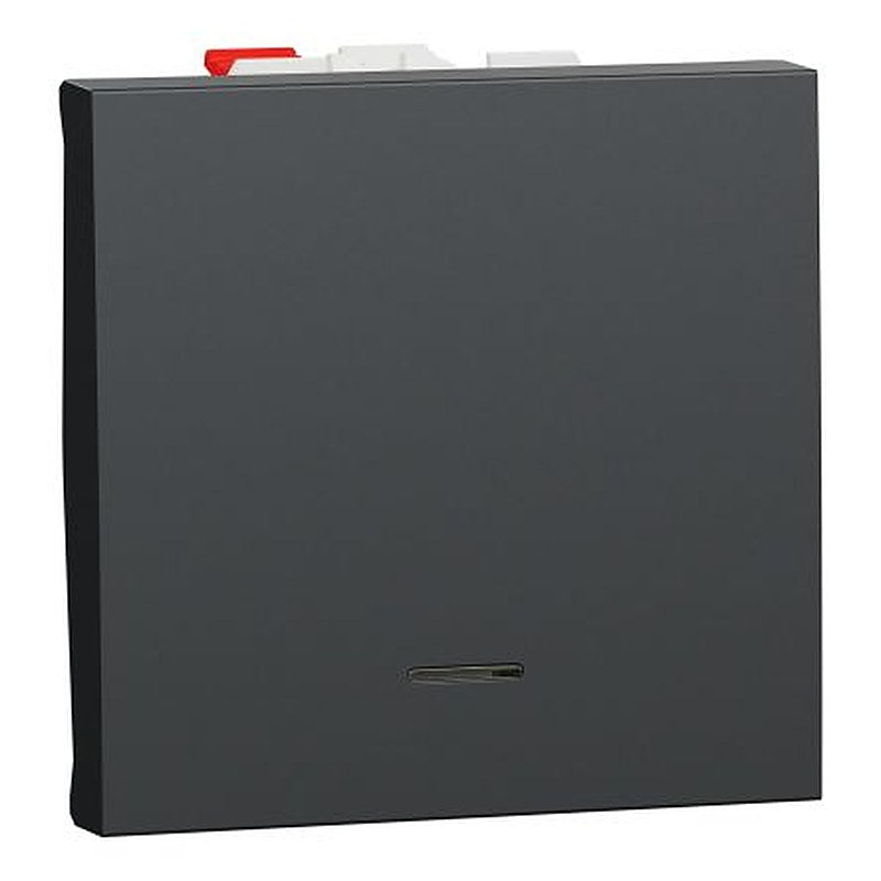 Schneider Electric Anthracite, 2 Gang, Unica