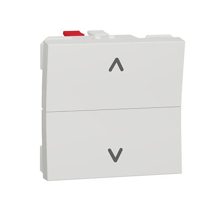 Schneider Electric White, 1 Way Push Button, NU3