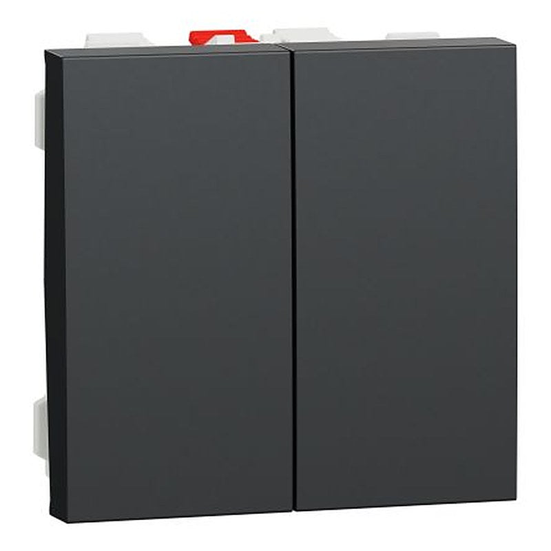 Schneider Electric Anthracite, 2 Way 2, 2 Gang, Unica