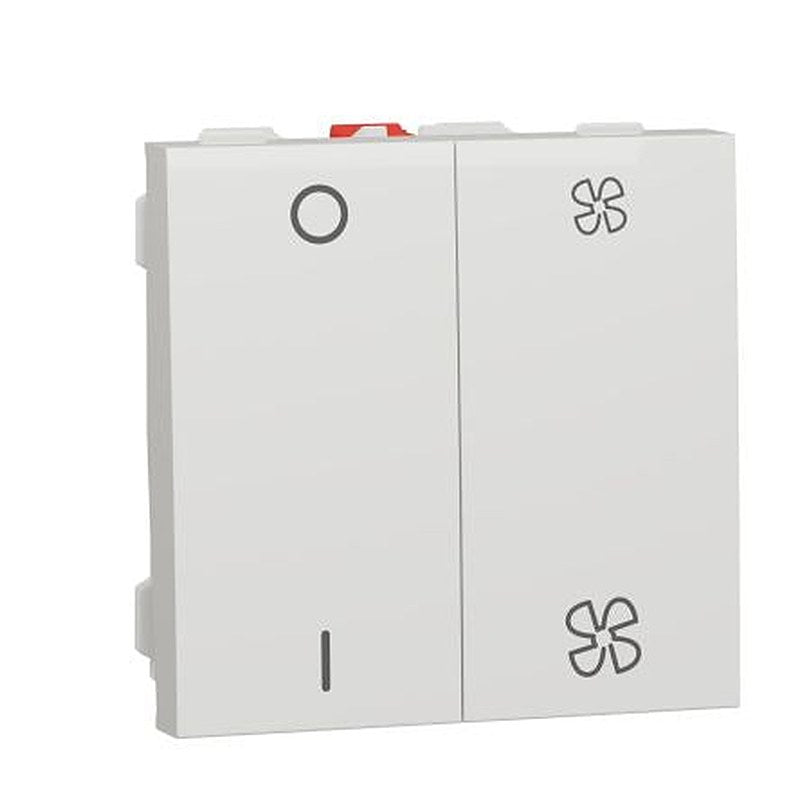 Schneider Electric White Unica Fan Isolator Switch 250V IP4X
