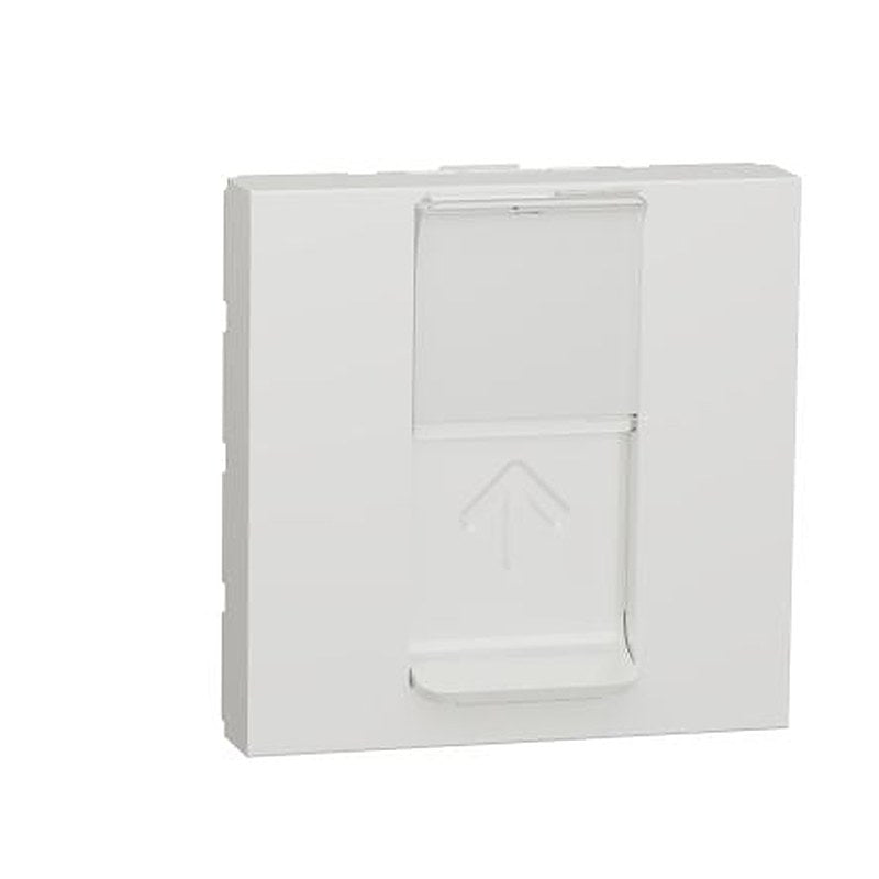 Schneider Electric New Unica Series RJ45 Socket Female, Flush, Cat5 UTP Shield Rectangular 1 Port 8 Way