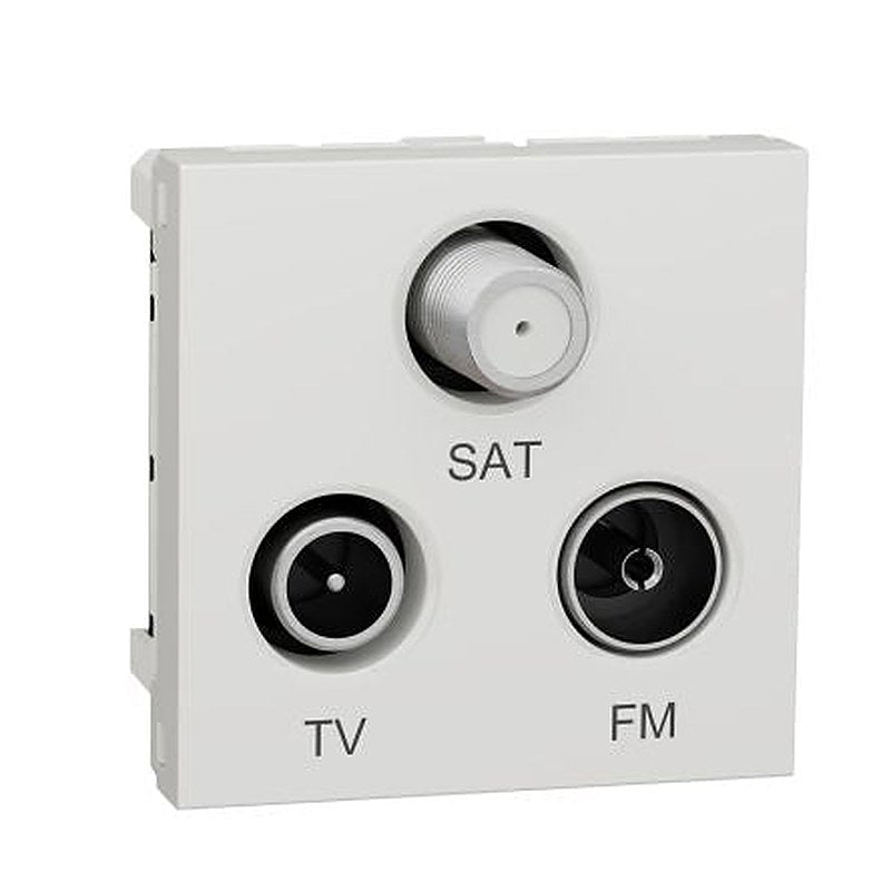 Schneider Electric, Unica IP20 White Socket