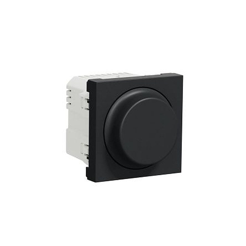 Schneider Electric Anthracite Rotary Push, 1 Gang, Unica