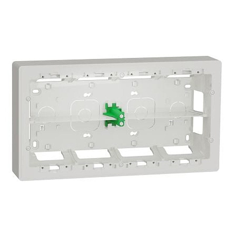 Schneider Electric White ABS Unica Control Station Enclosure - 10 Hole