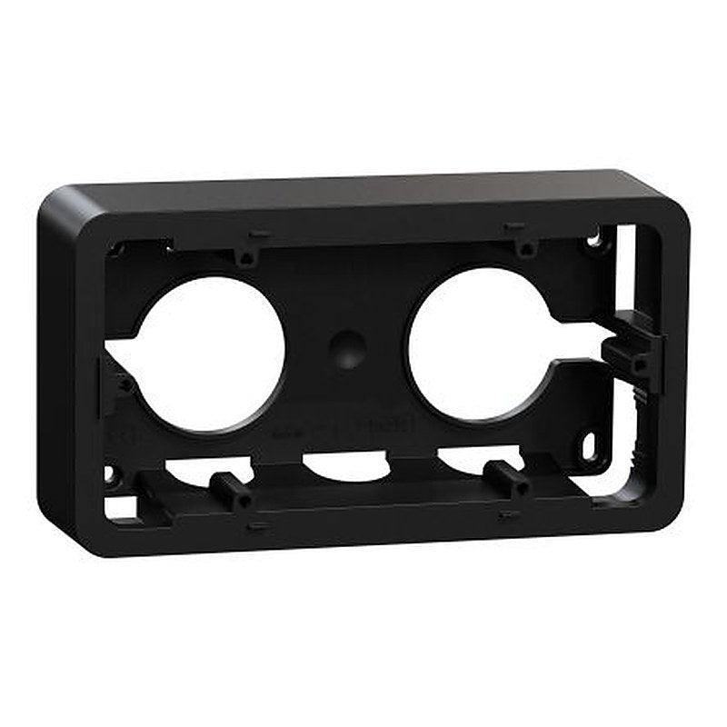Schneider Electric Anthracite, 2 Gang, Unica