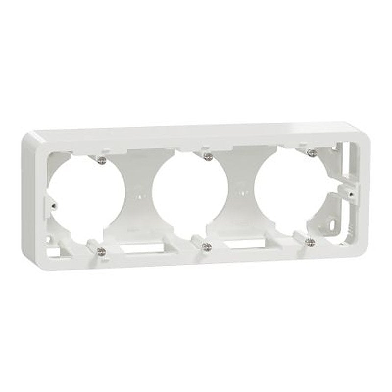 Schneider Electric Unica White White ABS Back Box, IP20, Surface Mount, 3 Gangs 229 mm 229mm 229 mm