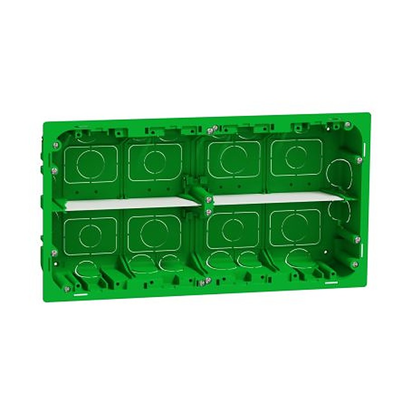 Schneider Electric Green ABS Unica Control Station Enclosure - 10 Hole