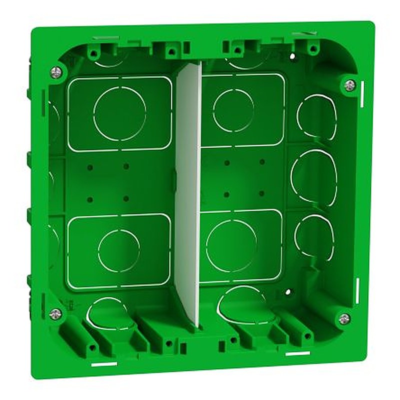 Schneider Electric Green ABS Unica Control Station Enclosure - 4 Hole