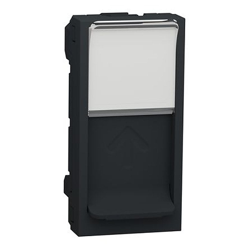 Schneider Electric New Unica Series, Straight RJ45 Fixing Accessory Flush