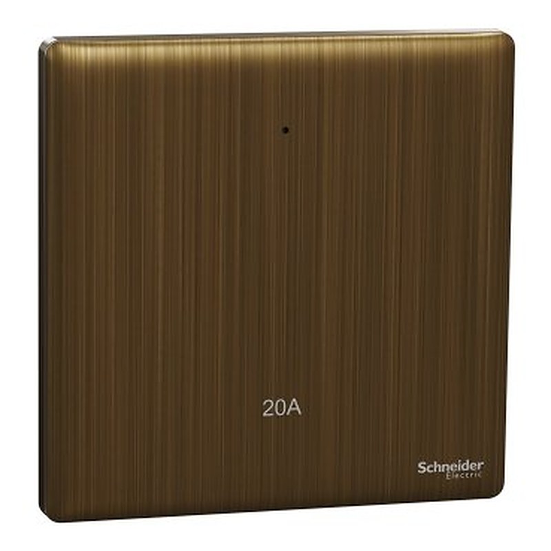 Switch, Unica X, 20A, 250V, 1 gang, 2 pole, with LED, antique brass (Switch Unica X) is a Schneider Electric product. Designed for reliable performance and long service life. Available across Iraq — contact us for pricing and delivery options.