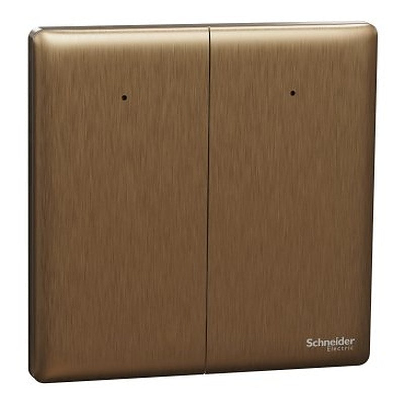 Switch, Unica X, 2 way, 16AX, 250V, 2 gangs, with LED, dark bronze (Switch Unica X) is a Schneider Electric product. Designed for reliable performance and long service life. Available across Iraq — contact us for pricing and delivery options.