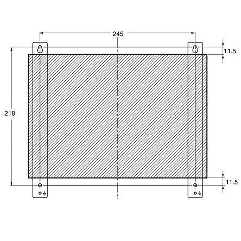 Omron NY Series Wall Mounting Accessory for Use with Box PC