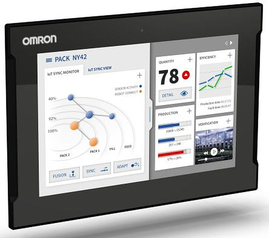 Omron NYM Series Industrial Monitor - 307.34 mm, TFT Display, 1280 x 800 pixel