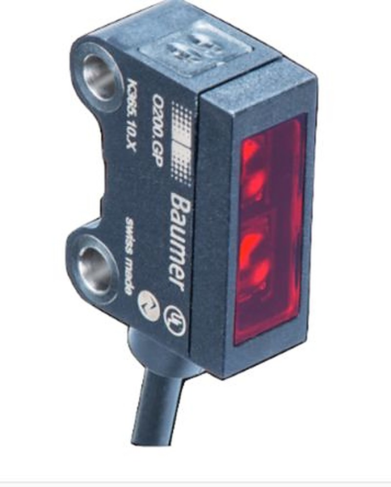Baumer Background Suppression Photoelectric Sensor, Block Sensor