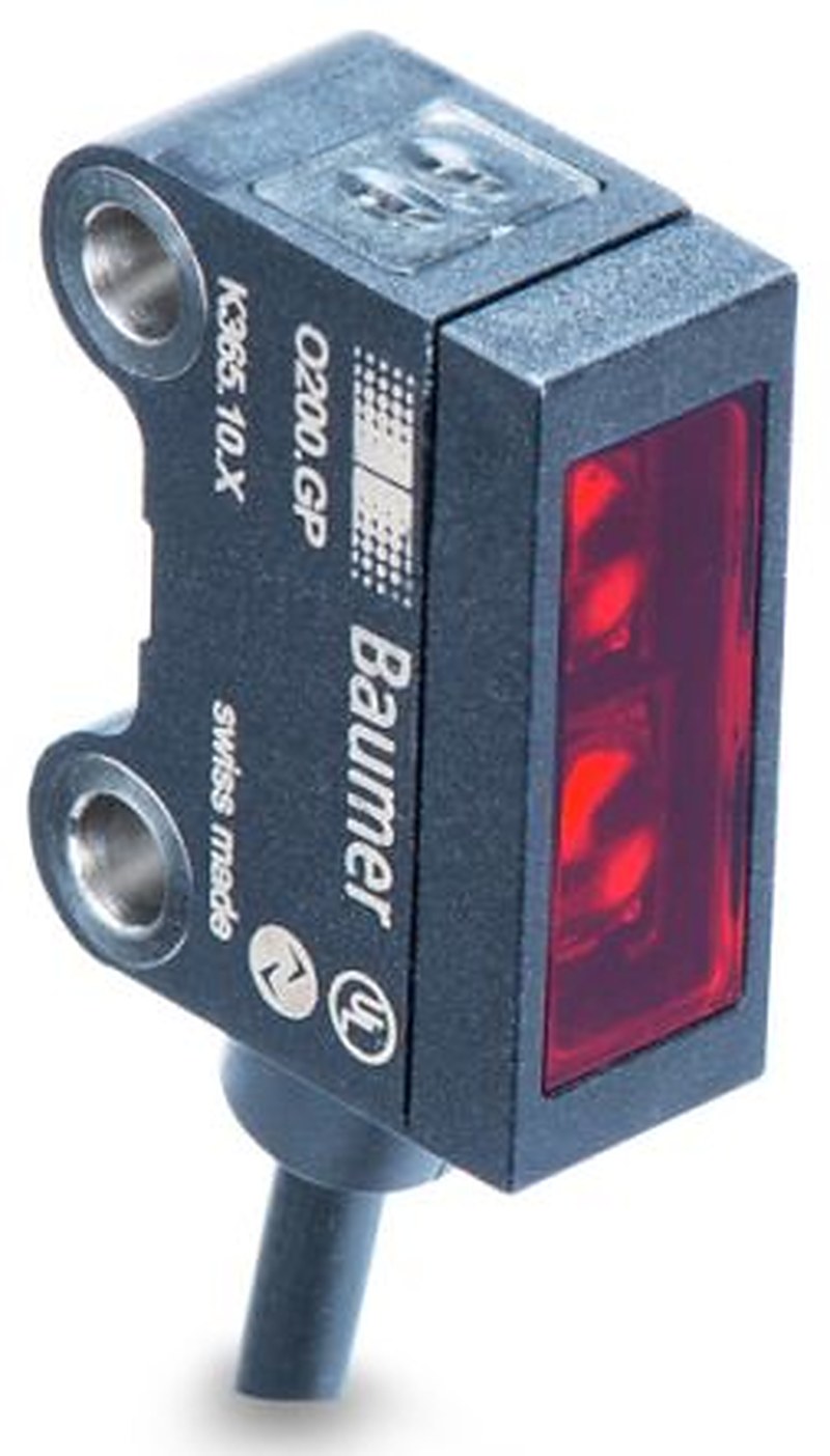 Baumer Background Suppression Photoelectric Sensor, Block Sensor
