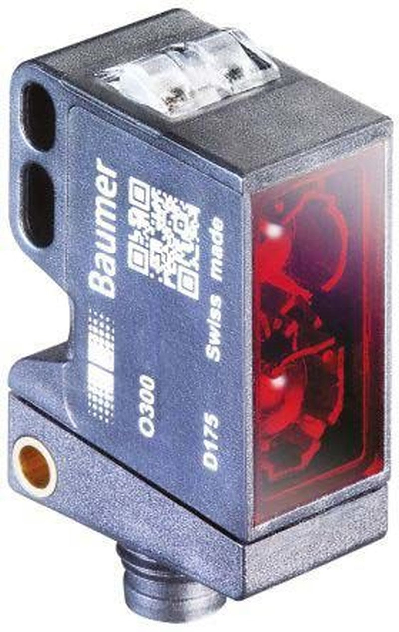 Baumer Retroreflective Photoelectric Sensor, Block Sensor