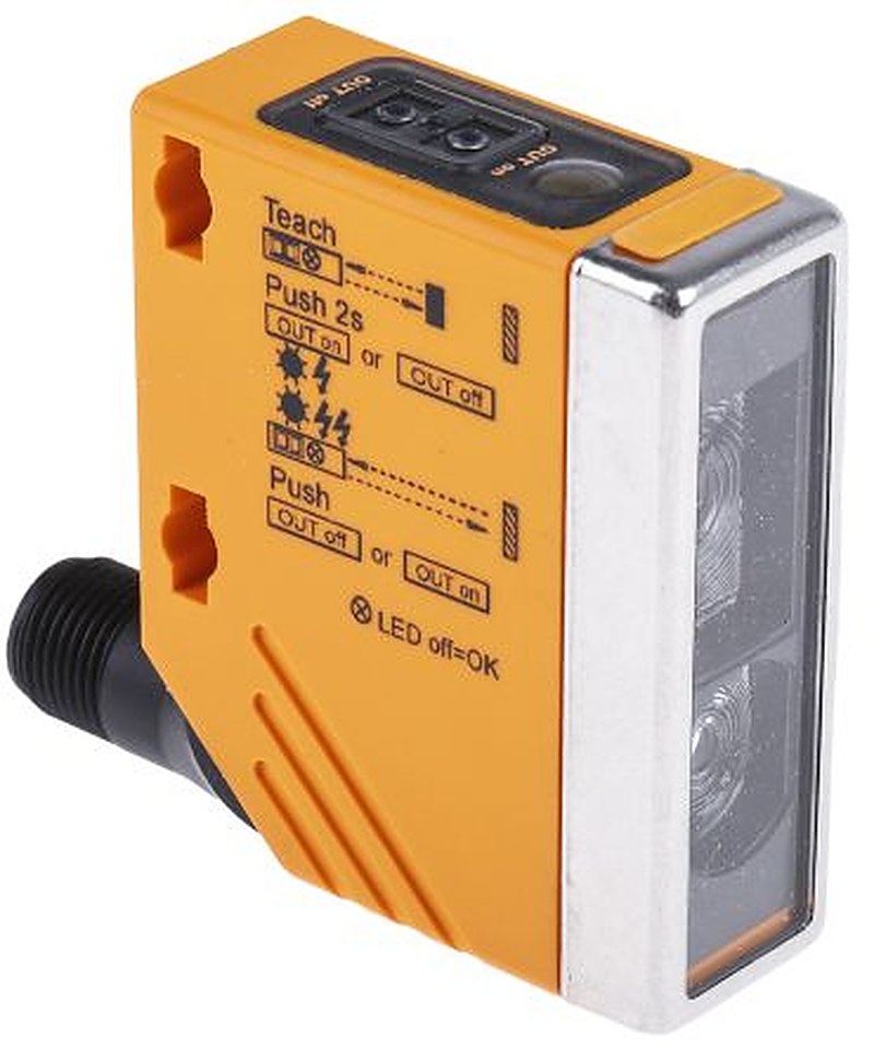 ifm electronic Diffuse Photoelectric Sensor, Block Sensor