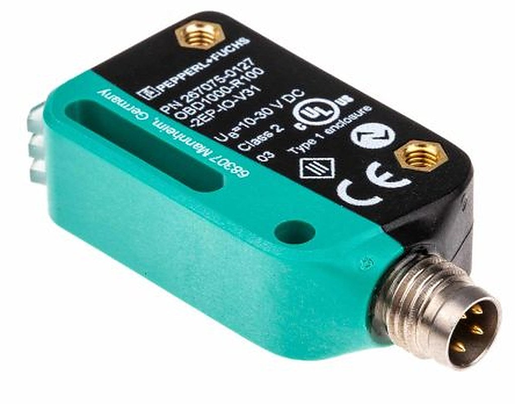 Pepperl + Fuchs Diffuse Photoelectric Sensor, Block Sensor