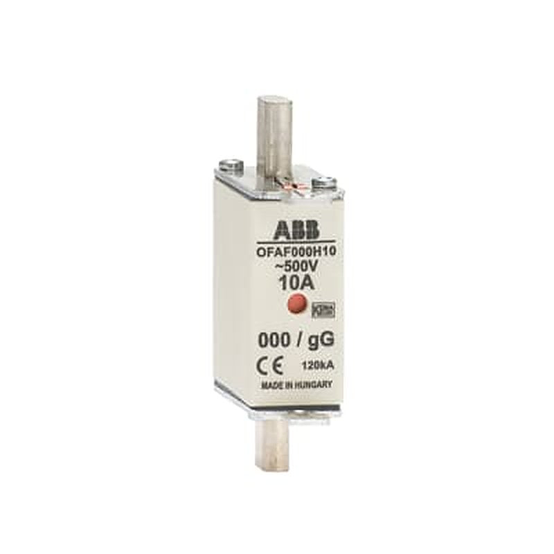 ABB 10A Centred Tag Fuse NH000 500V