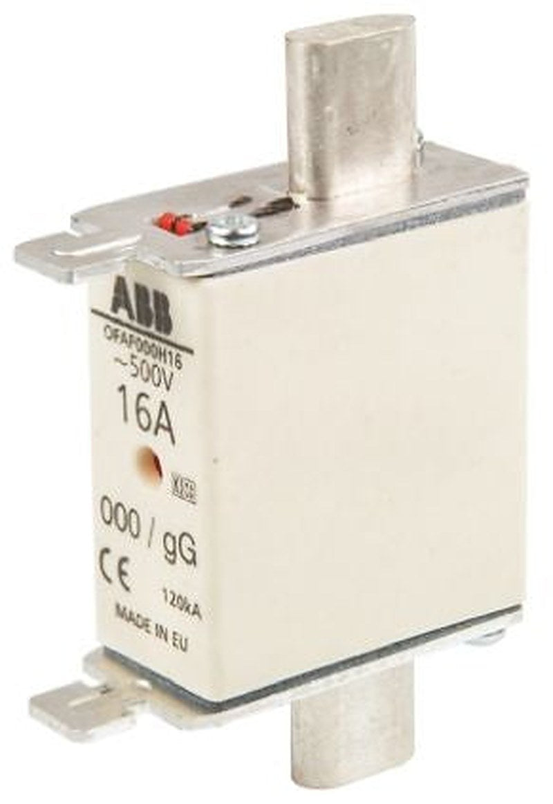 ABB 25A Centred Tag Fuse NH000 500V