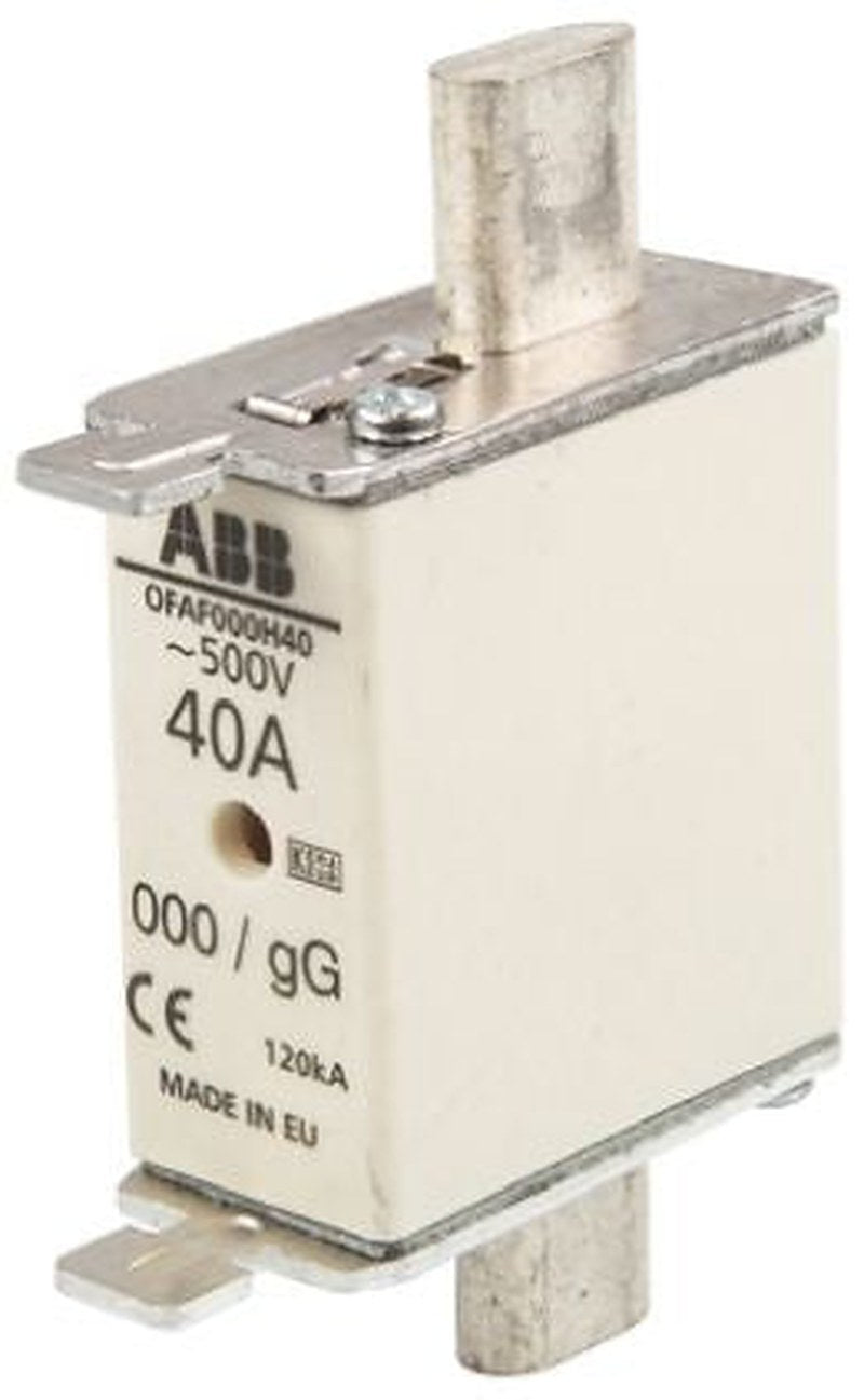 ABB 40A Centred Tag Fuse NH000 500V
