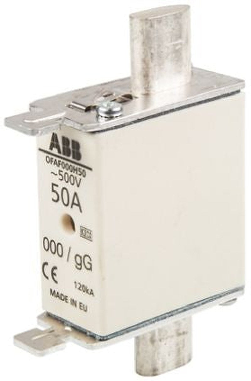ABB 50A Centred Tag Fuse NH000 500V