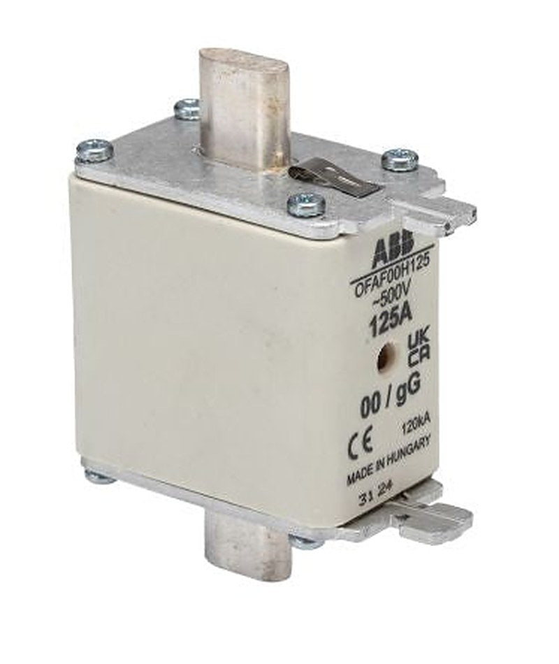 ABB 125A Centred Tag Fuse NH00 500V