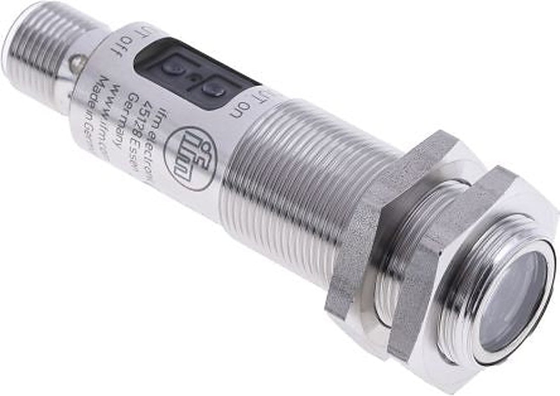 ifm electronic Through Beam Receiver Photoelectric Sensor, Barrel Sensor