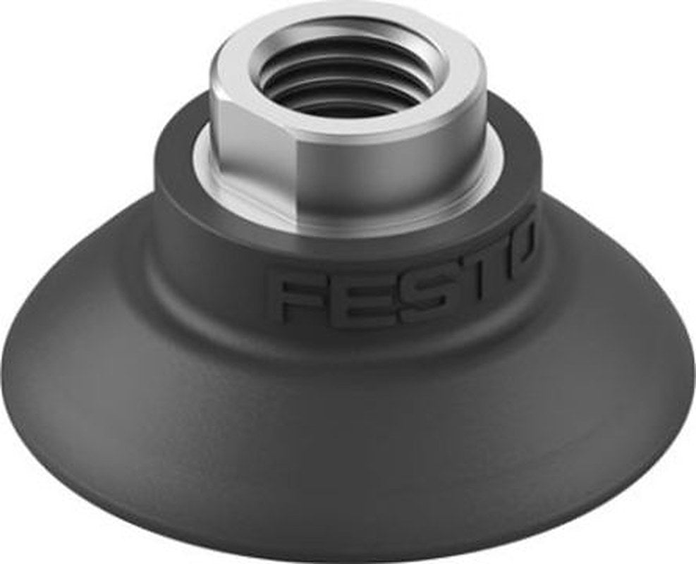 Festo 45 mm Round Nitrile Rubber (NBR) Vacuum Cup OGVM-45-G-N-G14F G 1/4