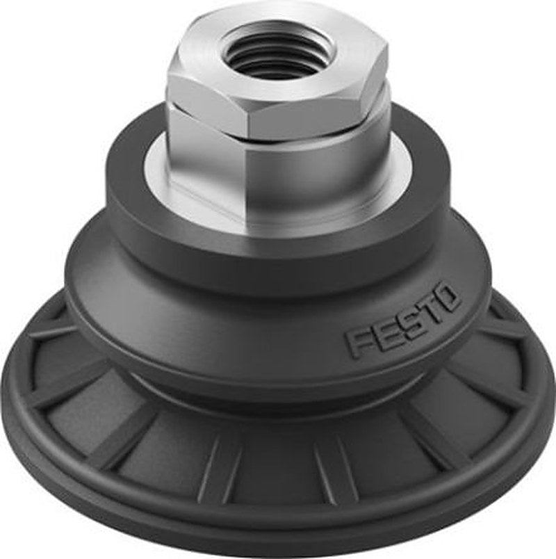 Festo 60 mm Bellow Nitrile Rubber (NBR) Vacuum Cup OGVM-60-A-N-G14F G 1/4
