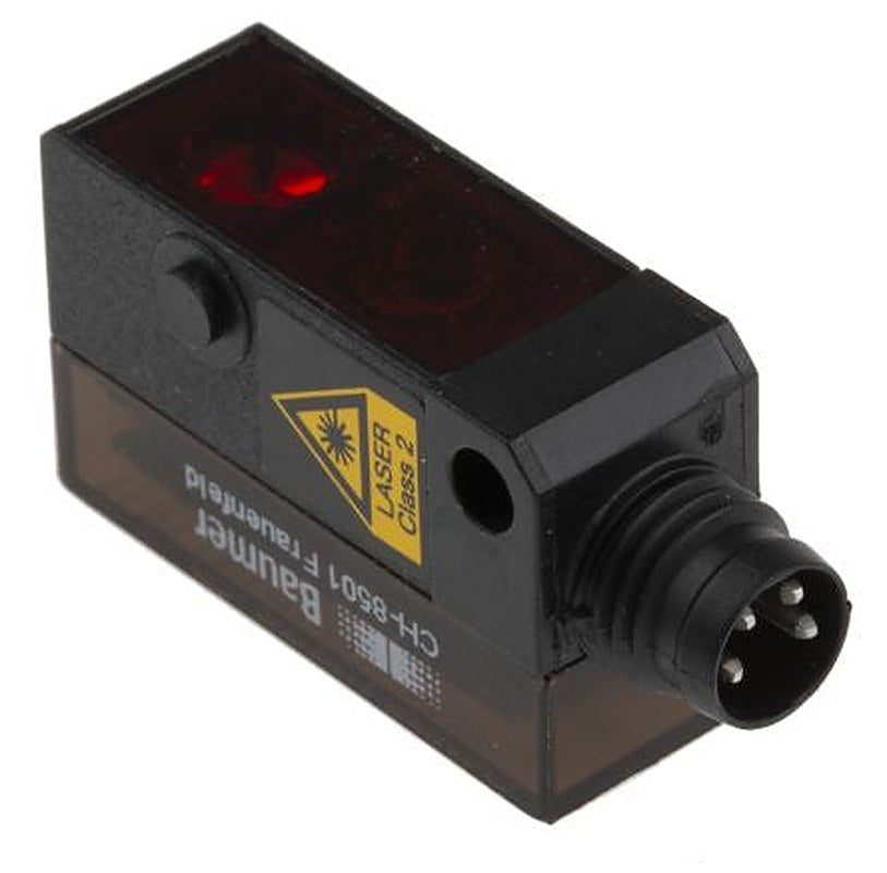 Baumer Diffuse Photoelectric Sensor, Block Sensor